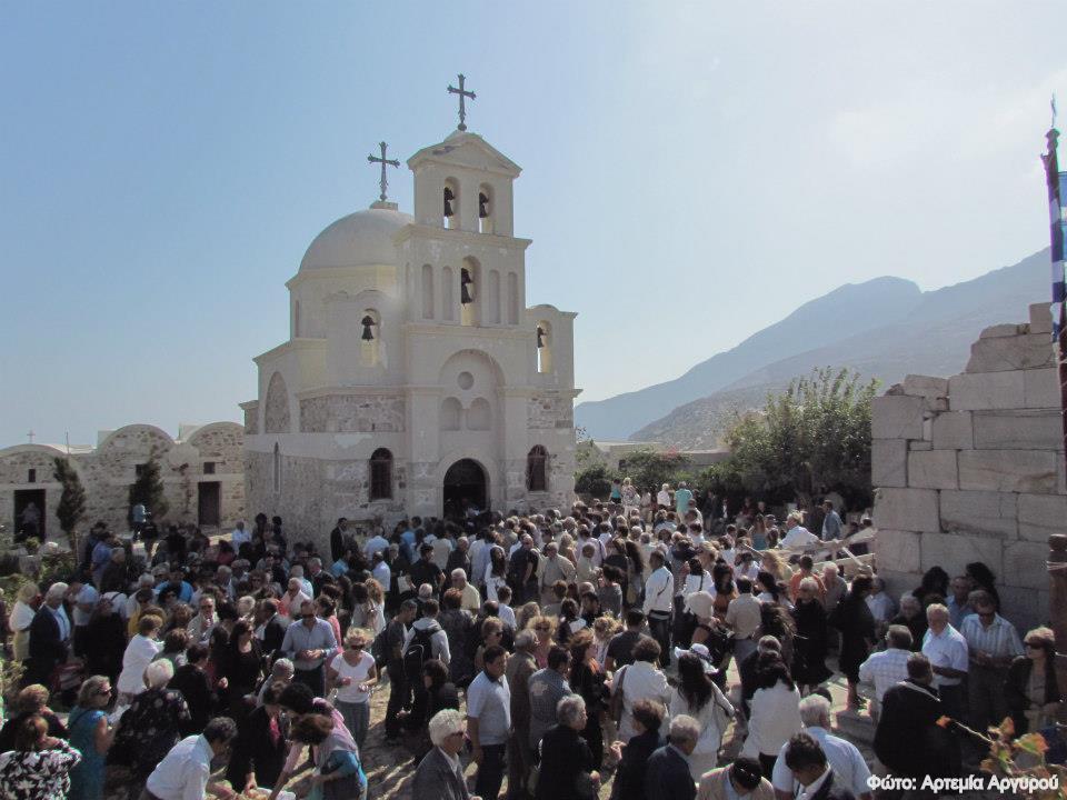 Feast at Monastery of Kalamiotissa